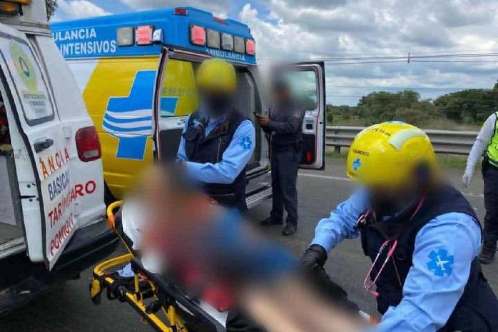 Hombre es atropellado por tráiler en la autopista Pátzcuaro-Cuitzeo