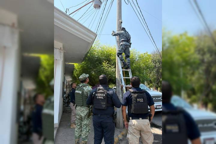 Desarticula FGE red de vigilancia ilegal en Apatzingán; aseguran 7 cámaras "parásitas"
